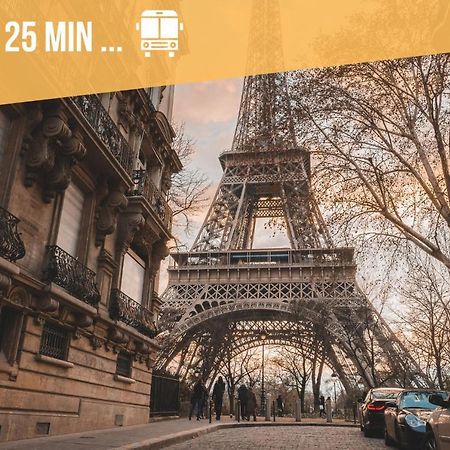 Cozy Appart' A Deux Pas De La Gare - Cozy Houses Palaiseau Luaran gambar