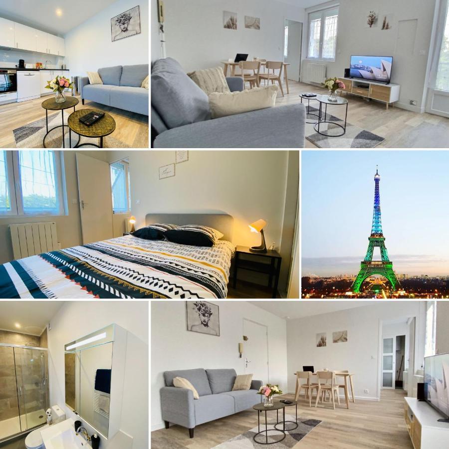 Cozy Appart' A Deux Pas De La Gare - Cozy Houses Palaiseau Luaran gambar